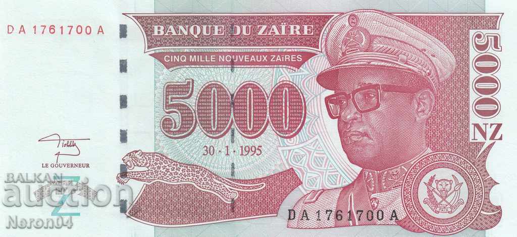 5000 Ζαΐρ 1995, Ζαΐρ