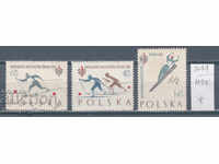 118К844 / Полша 1962 Зимни спортове ски (*/**)