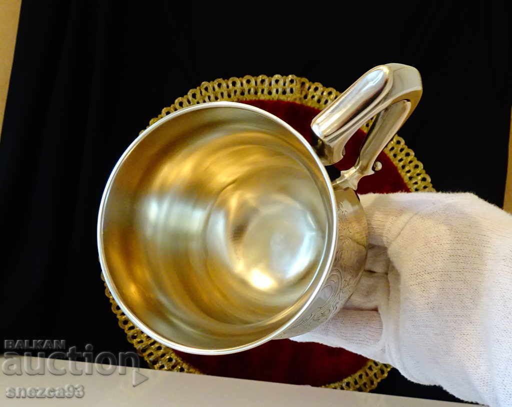 English bronze goblet, mug, cup, baroque - 5 English bronze goblet, mug, cup, baroque - 5