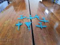 Old figurines, toys, planes