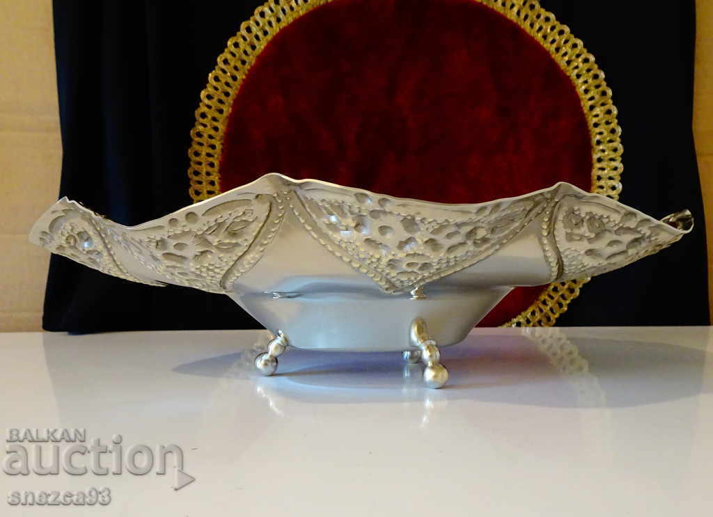 Silver-plated bronze fruit bowl, Gold 24k Deloux with price 86.00 BGN | € 43.97