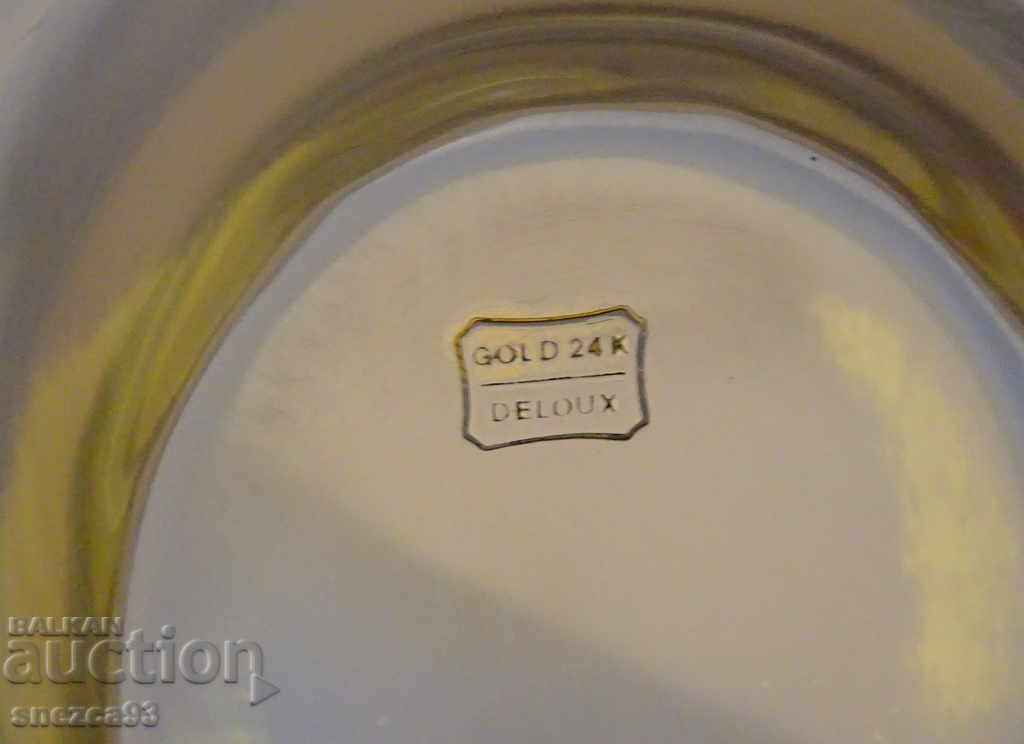 Auction  Silver-plated bronze fruit bowl, Gold 24k Deloux