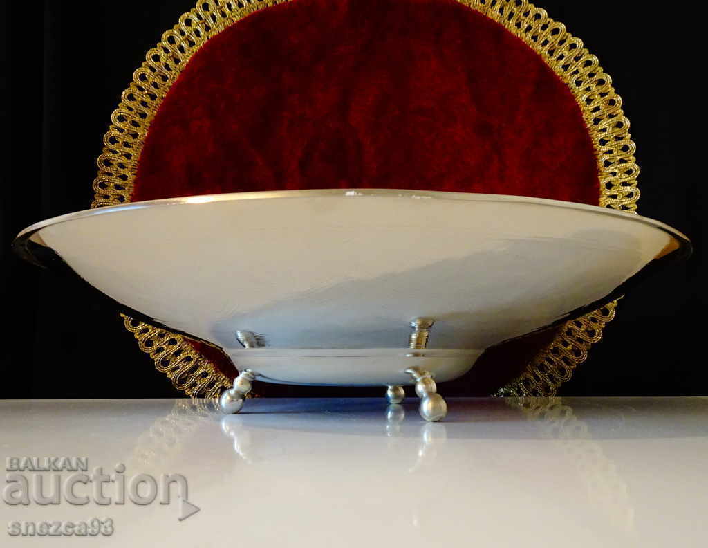 Ασημένια φρουτιέρα, σαλατιέρα, επιχρύσωση, Φοίνικας με τιμή 65.00 BGN | € 33.23 Ασημένια φρουτιέρα, σαλατιέρα, επιχρύσωση, Φοίνικας με τιμή 65.00 BGN | € 33.23