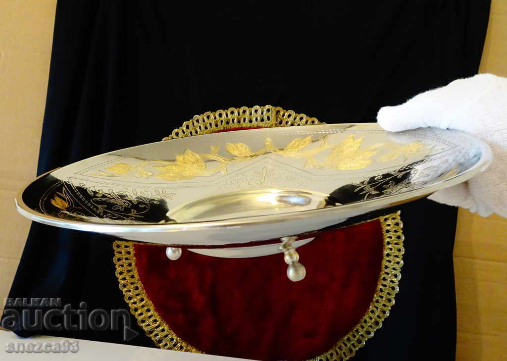 Ασημένια φρουτιέρα, σαλατιέρα, επιχρύσωση, Φοίνικας - 7 Ασημένια φρουτιέρα, σαλατιέρα, επιχρύσωση, Φοίνικας - 7