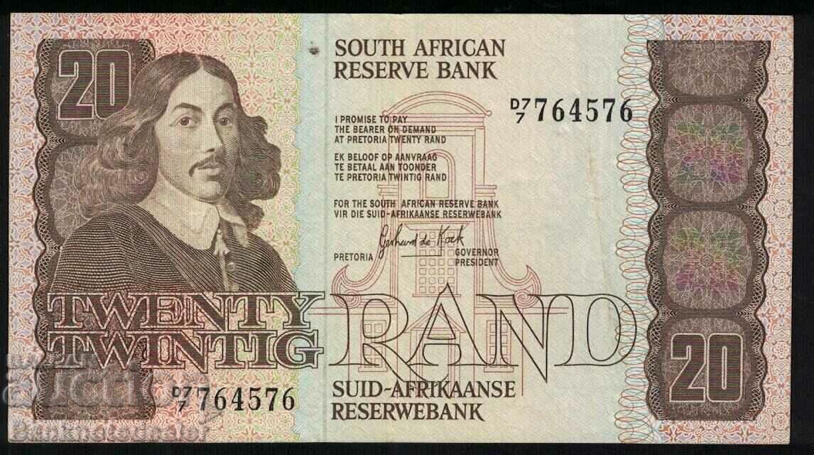Africa de Sud 20 Rand 1981 Pick 121 b sau c Ref 4576