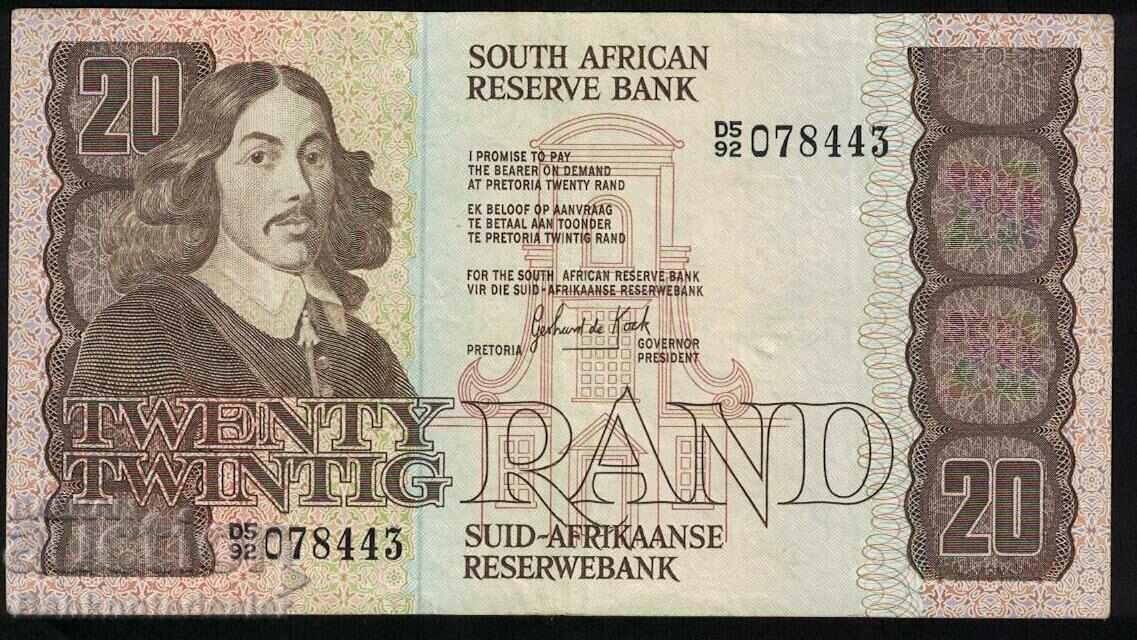 South Africa 20 Rand 1981 Pick 121  Ref  8443
