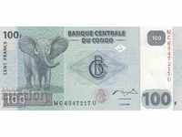 100 francs 2007, Democratic Republic of the Congo