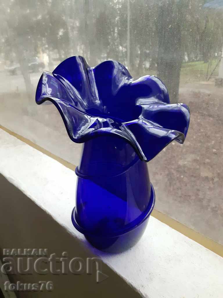 Δημοπρασία Πανέμορφο μεγάλο μπλε βάζο - χωρίς παρατηρήσεις Δημοπρασία Πανέμορφο μεγάλο μπλε βάζο - χωρίς παρατηρήσεις