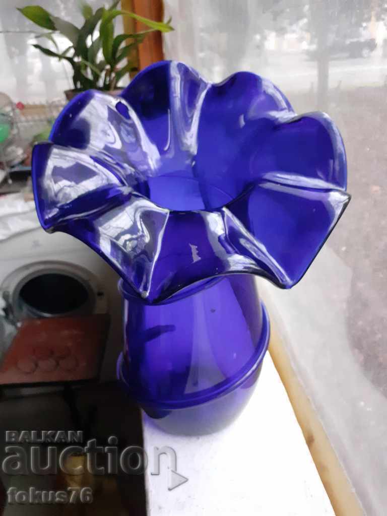 Παράδοση Πανέμορφο μεγάλο μπλε βάζο - χωρίς παρατηρήσεις Παράδοση Πανέμορφο μεγάλο μπλε βάζο - χωρίς παρατηρήσεις