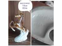 Old porcelain figurine figurine