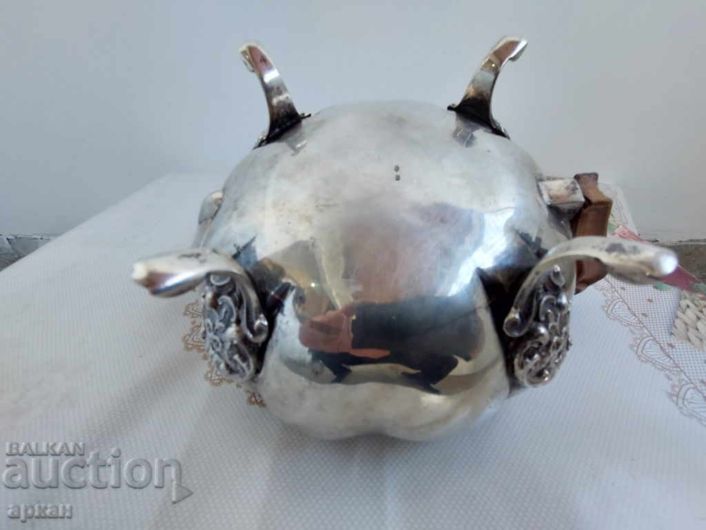 silver teapot 616 grams -0.800 silver - 6 silver teapot 616 grams -0.800 silver - 6