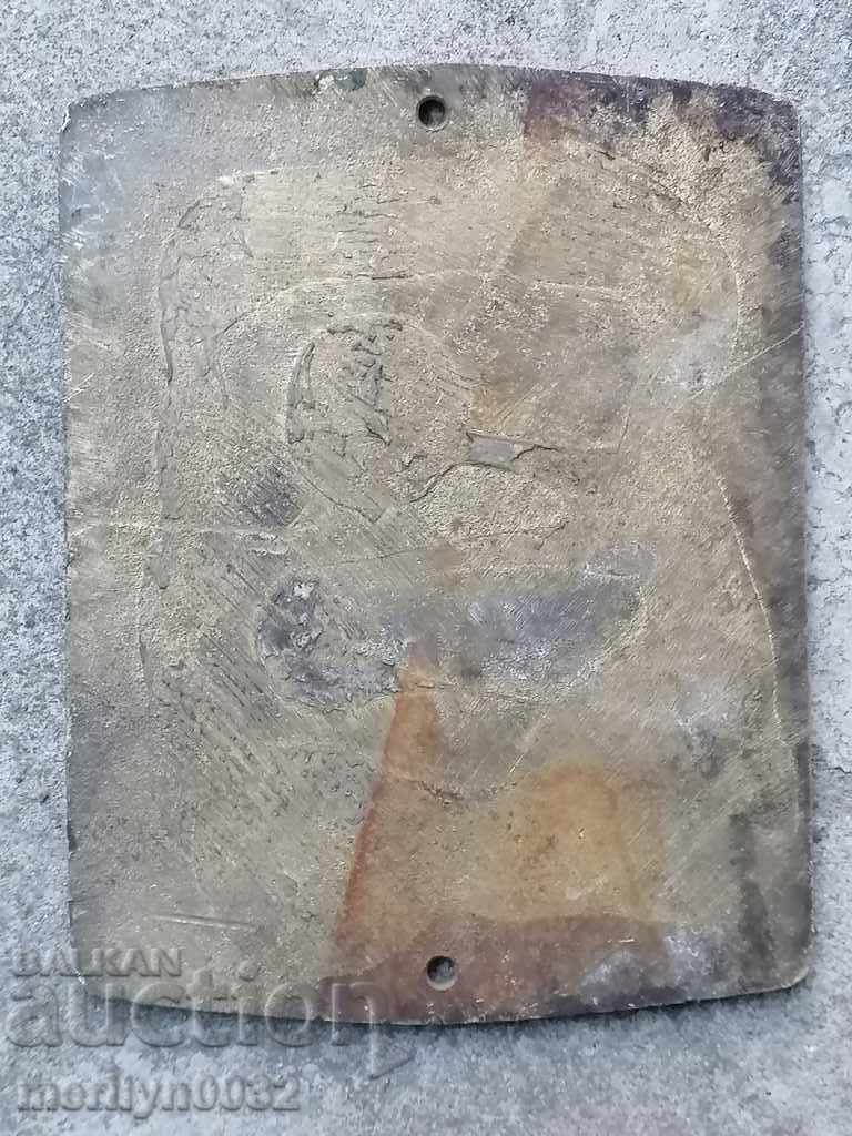 Old Bronze plate from a rare MOLTENI stove - 5 Old Bronze plate from a rare MOLTENI stove - 5