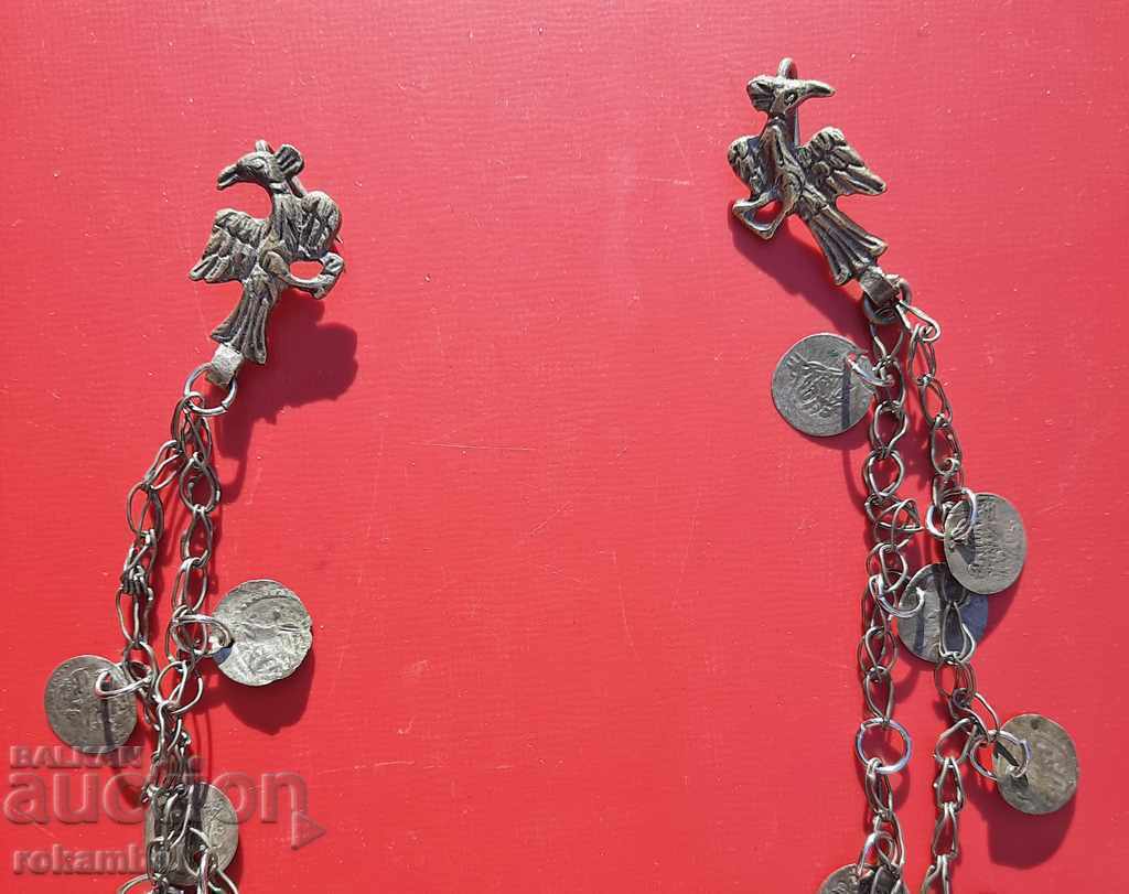 Παλιά εθνογραφικά ασημένια κοσμήματα για πηγούνι - 5 Παλιά εθνογραφικά ασημένια κοσμήματα για πηγούνι - 5