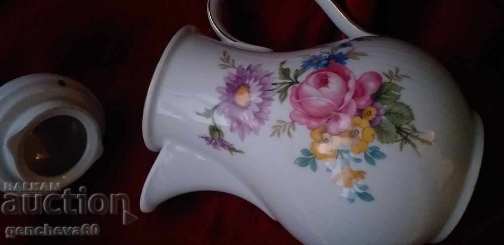 Delivery of Large beautiful jug with floral motifs/BAVARIA