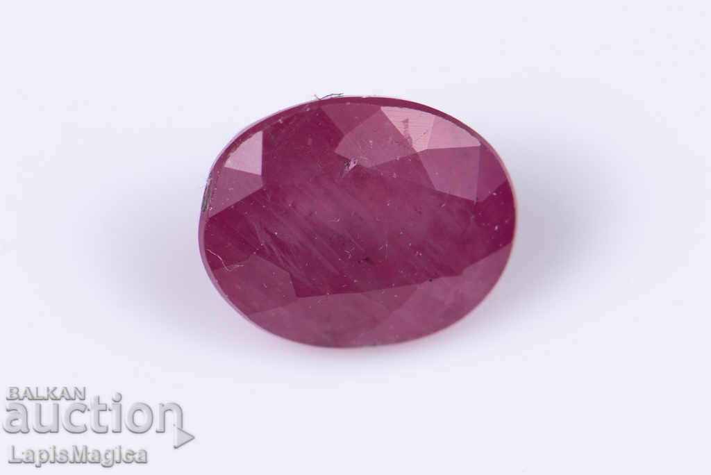 Ruby 0.56ct oval only heated