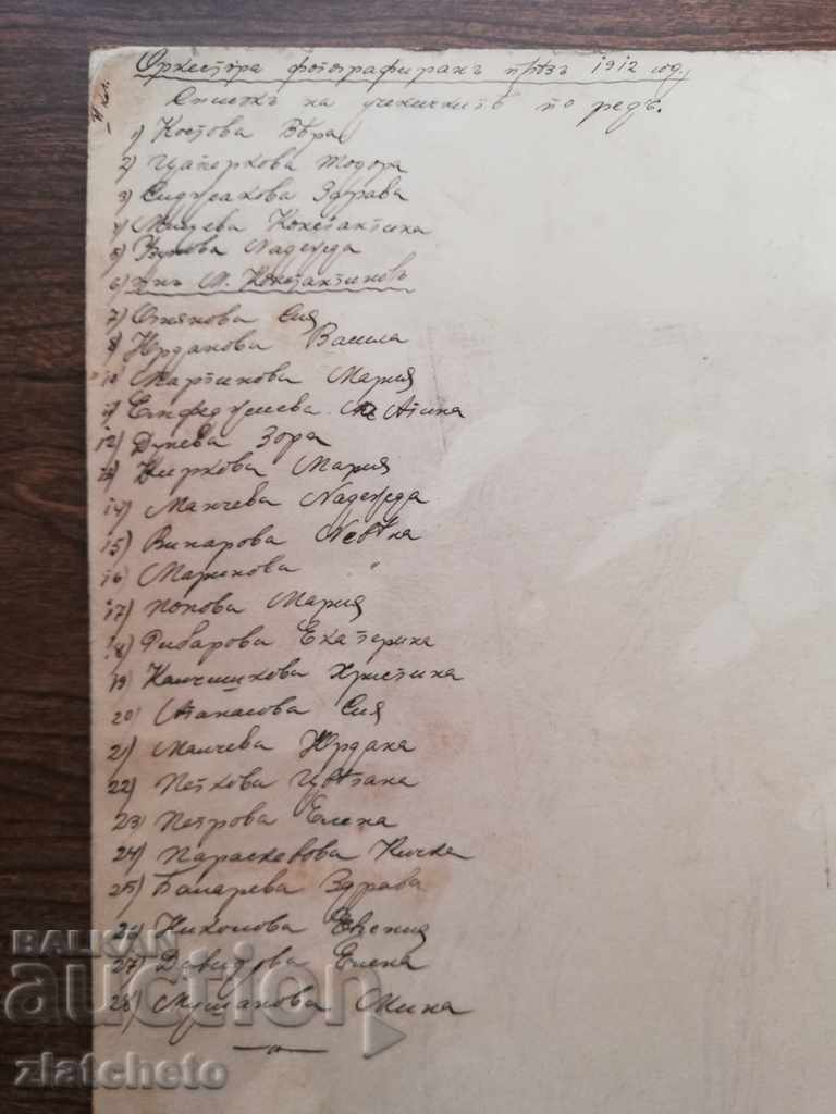 Old picture cardboard - Ruse Musicians - 6 Old picture cardboard - Ruse Musicians - 6