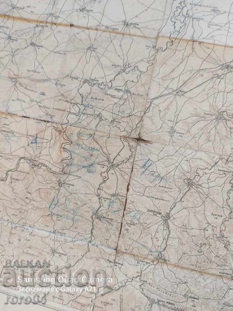 Delivery of MILITARY MAP - GORNI DABNIK - DARMANTSI Delivery of MILITARY MAP - GORNI DABNIK - DARMANTSI