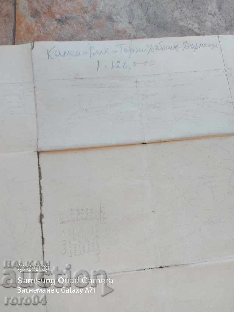 MILITARY MAP - GORNI DABNIK - DARMANTSI - 7 MILITARY MAP - GORNI DABNIK - DARMANTSI - 7