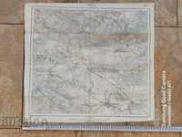 MILITARY MAP - SLIVNITSA - 1915