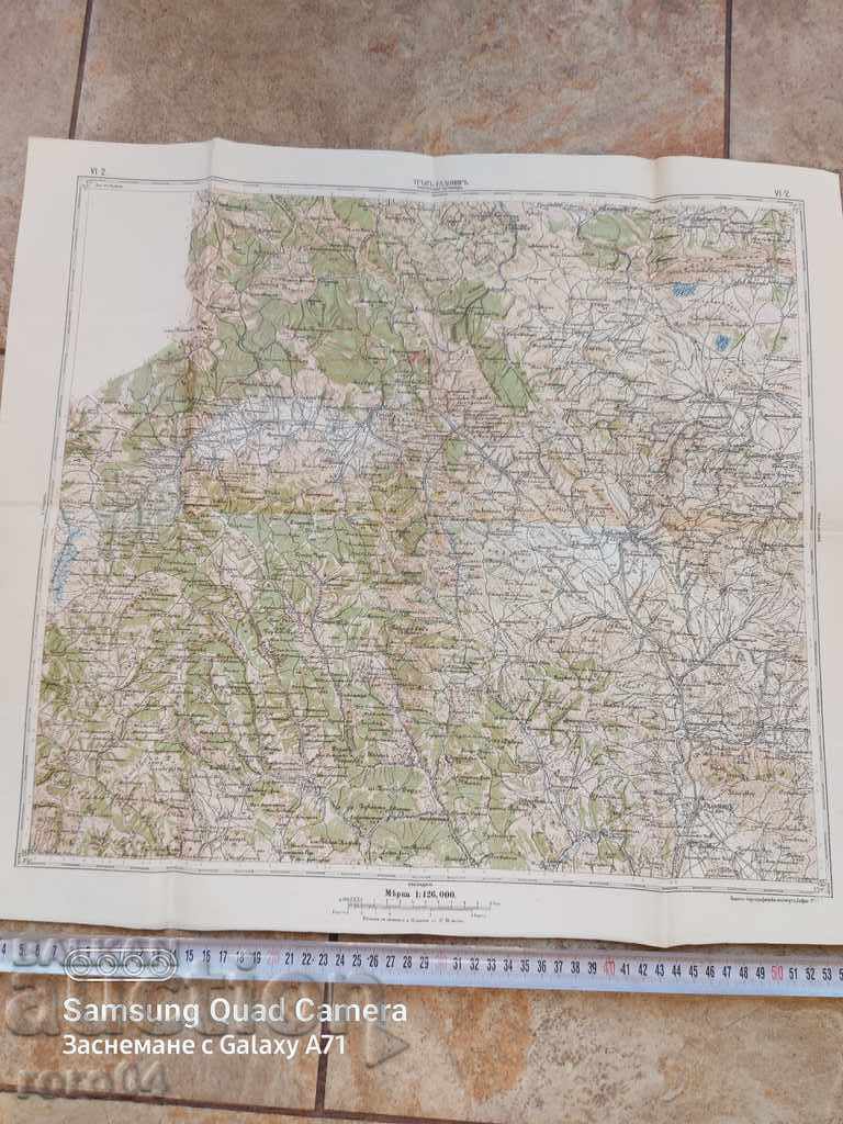 MILITARY MAP - TRAN - RADOMIR - 1910
