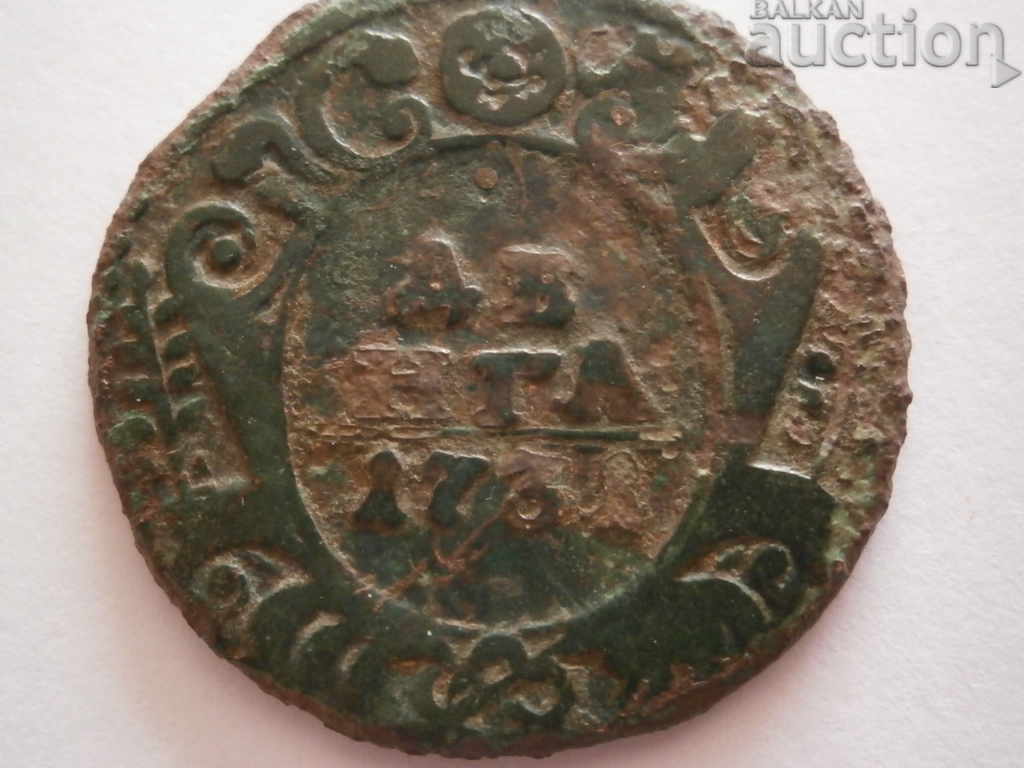 Auction old COPPER kopecks 1761 EMPIRE OF RUSSIA Auction old COPPER kopecks 1761 EMPIRE OF RUSSIA