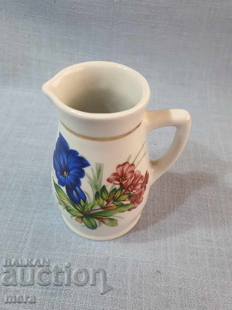 Stylish Austrian porcelain jug with price 20.00 BGN | € 10.23