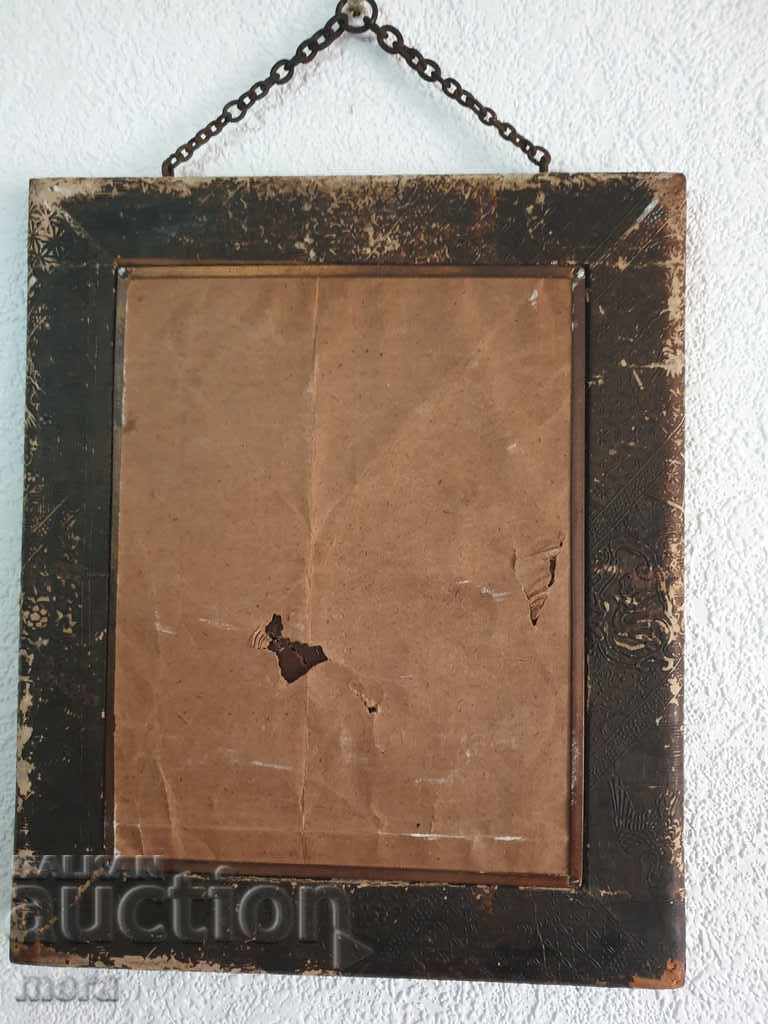 Παλαιός γαλλικός τριπλός καθρέφτης με υδραργυρικό θερμόμετρο - 18ος αιώνας - 7