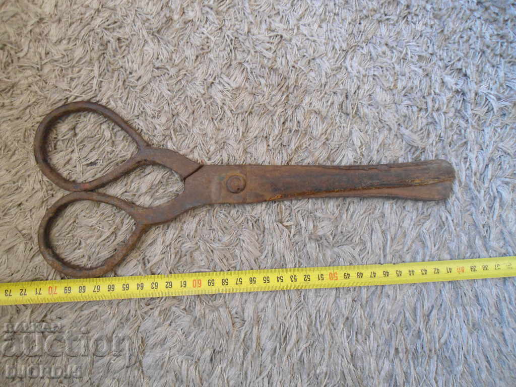 Old forged abadge scissors - 6 Old forged abadge scissors - 6