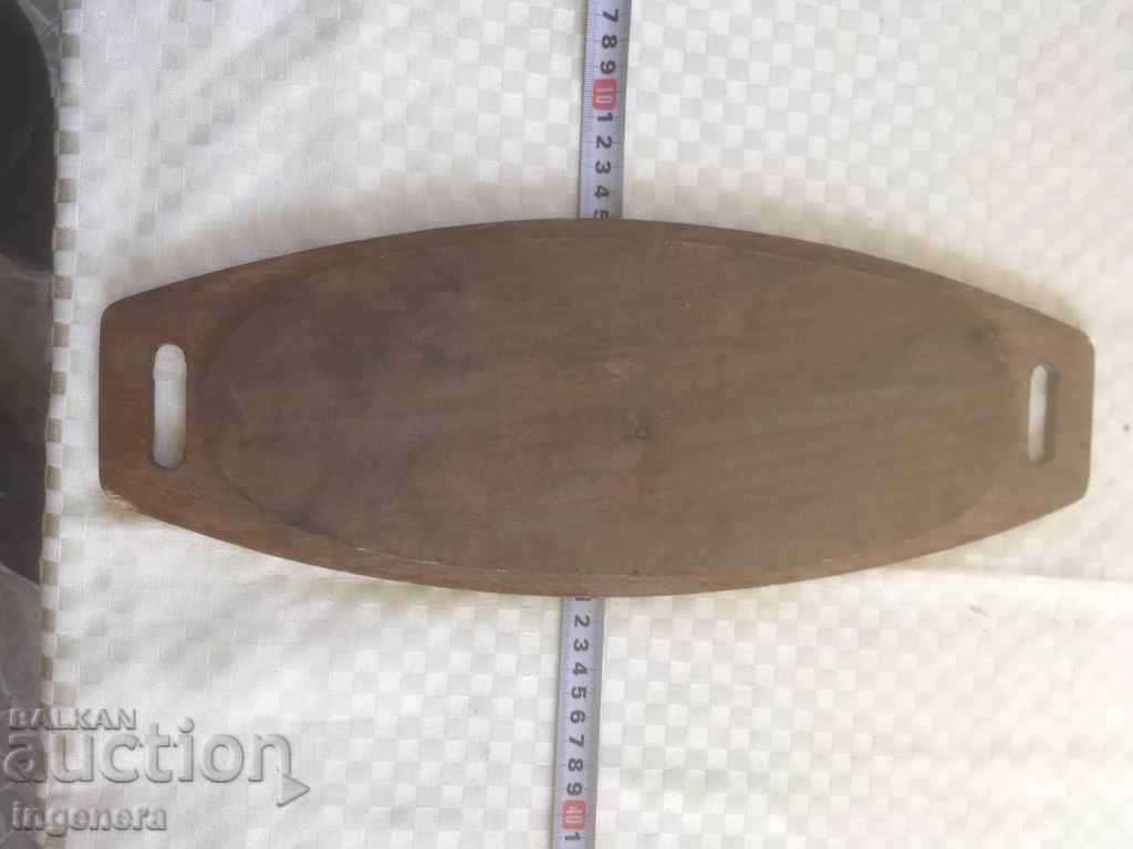 TRAY PLATE ANTIQUE CARVING GLASS WOOD PYROGRAPHY - 6 TRAY PLATE ANTIQUE CARVING GLASS WOOD PYROGRAPHY - 6