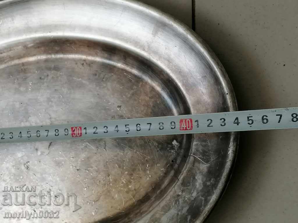 Old Swiss branded tray thick silver plated tray - 6 Old Swiss branded tray thick silver plated tray - 6