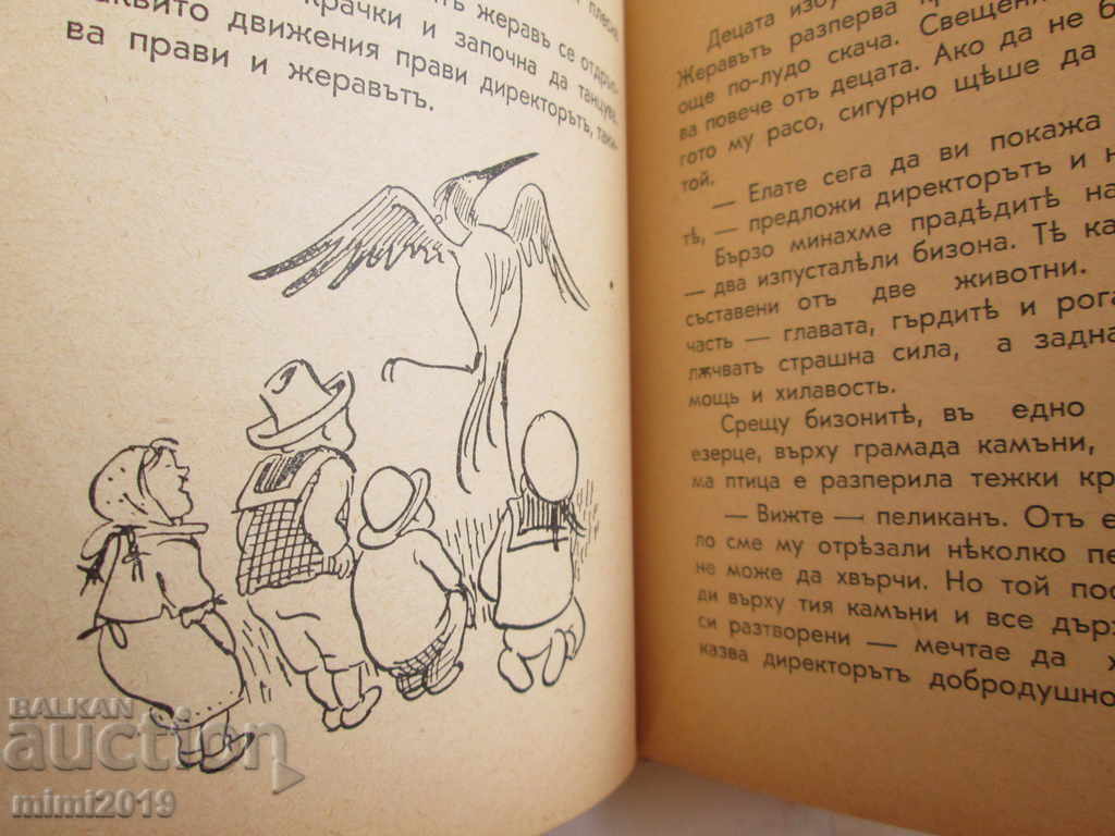 Old children's book - Visiting animals, N. Balabanov, Beshkov - 6 Old children's book - Visiting animals, N. Balabanov, Beshkov - 6