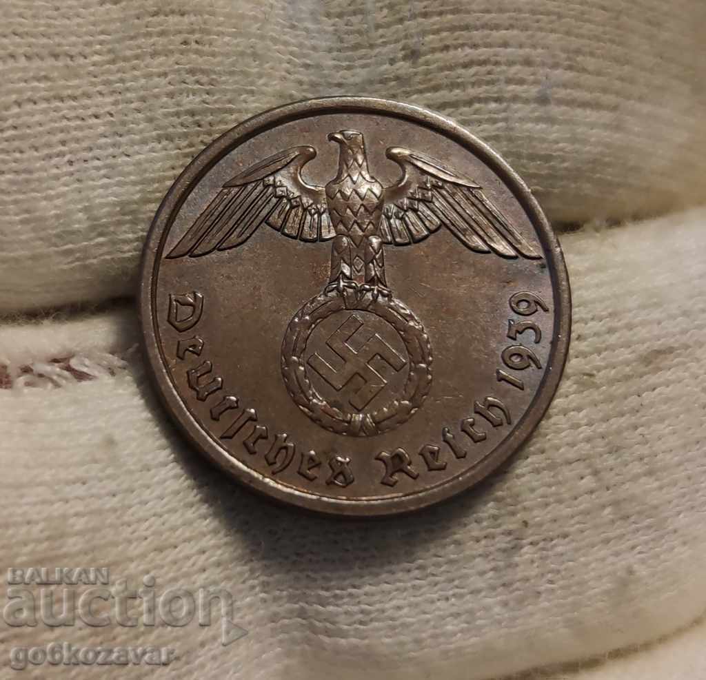 Germany Third Reich 2 Pfennig 1939