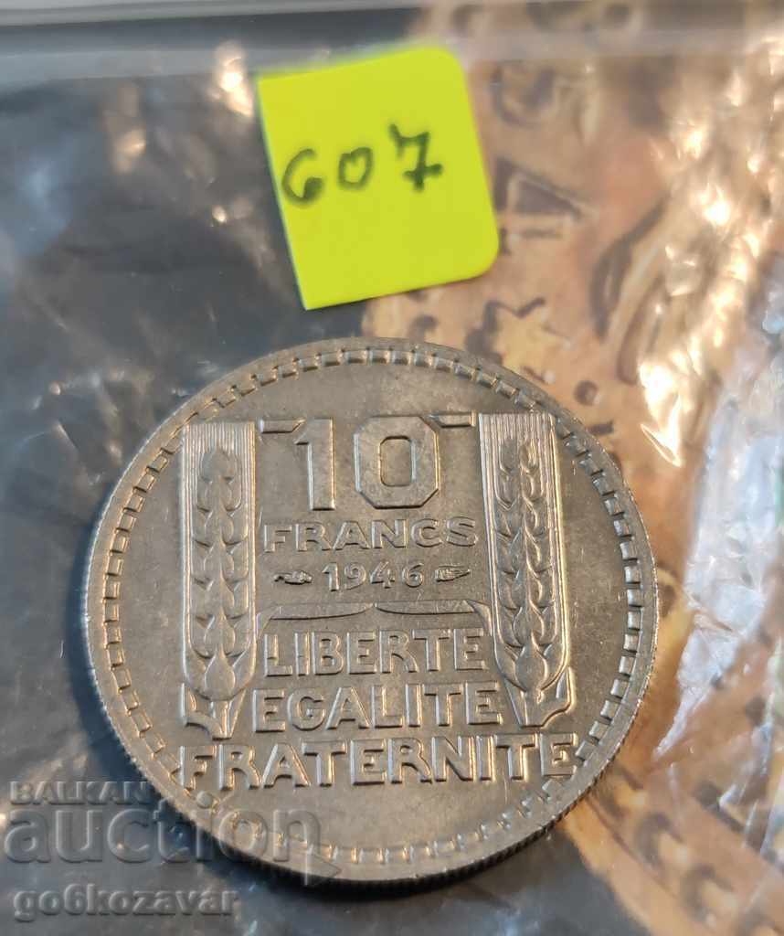 Licitație Franța 10 franci 1946