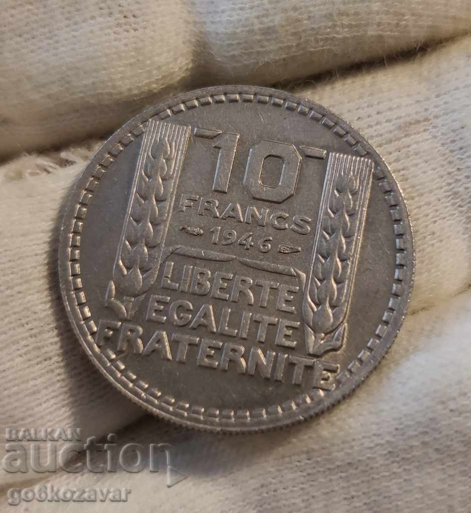 Franța 10 franci 1946