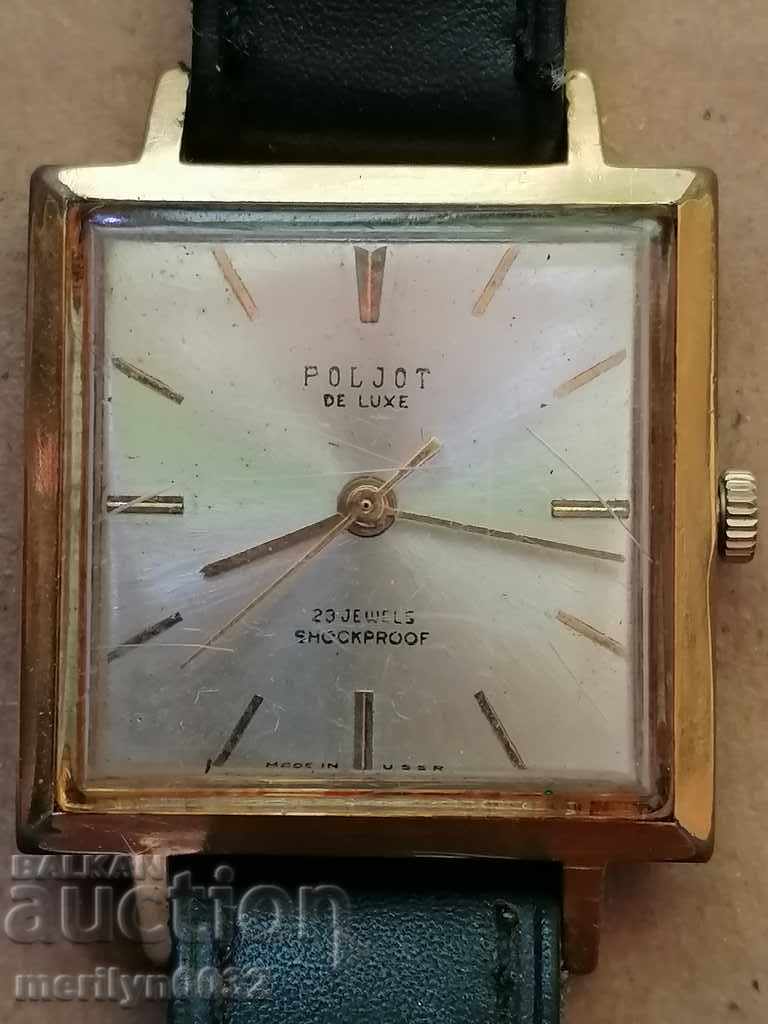 Ръчен часовник Полет де Лукс позлата  РАБОТИ