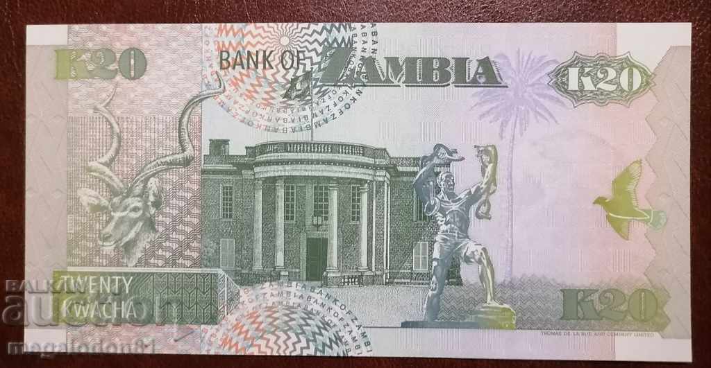 Zambia - 20 kvacha, 1992 with price 2.00 BGN | € 1.02