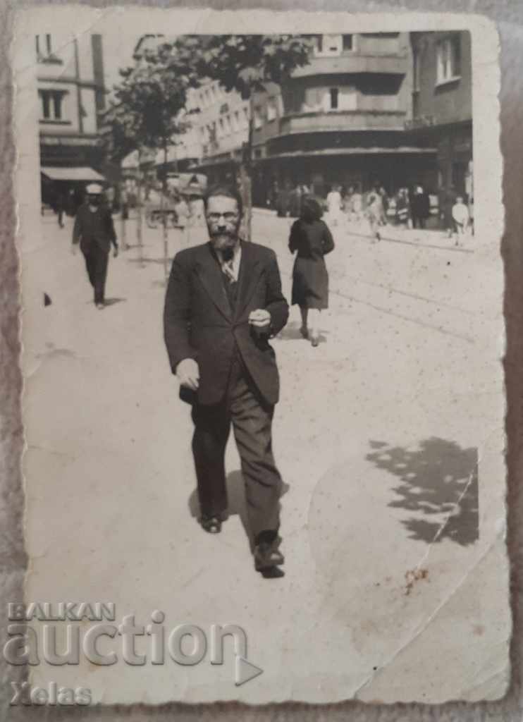 Παλιά φωτογραφία Chilingirov Πλατεία Sofia Slaveykov 1939