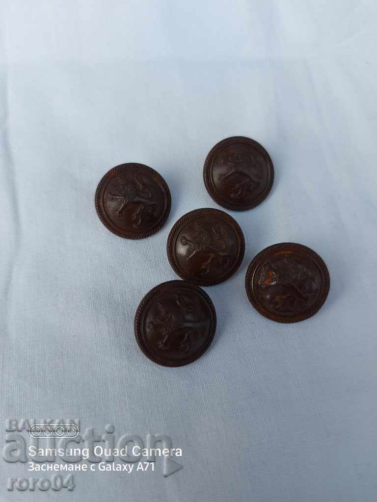 Auction OFFICER'S BUTTONS - KINGDOM OF BULGARIA Auction OFFICER'S BUTTONS - KINGDOM OF BULGARIA