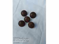 OFFICER'S BUTTONS - KINGDOM OF BULGARIA