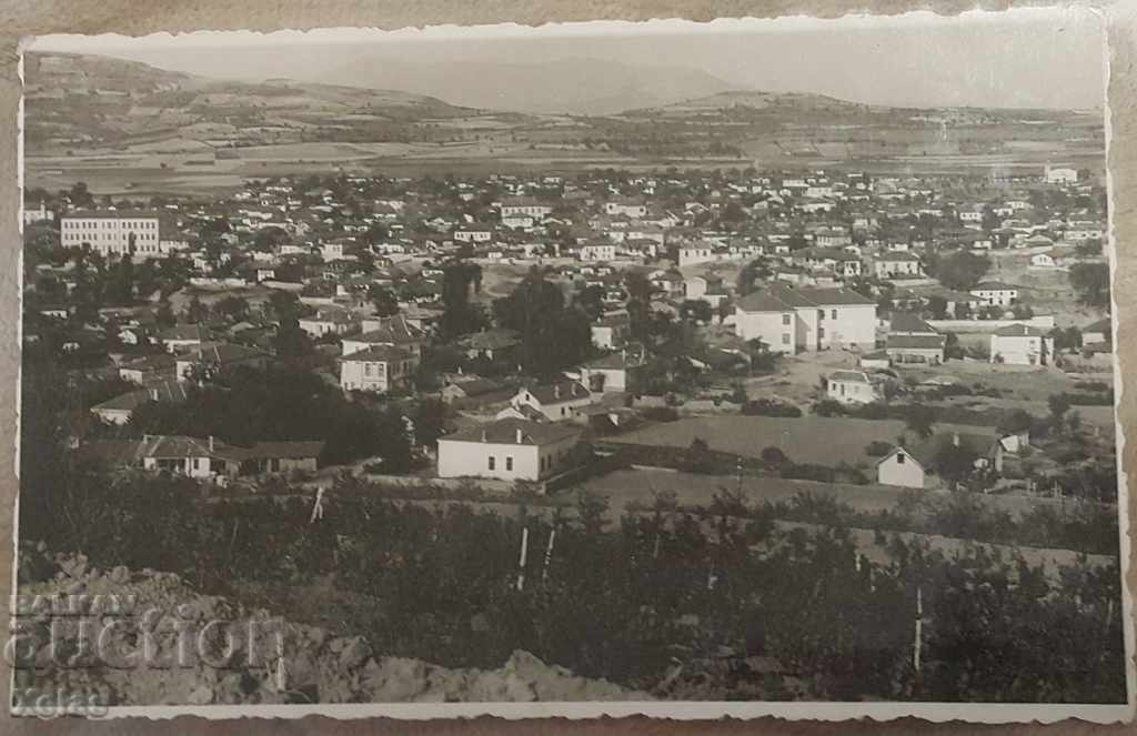 Carte poștală veche Kavadarci vedere 1943 Macedonia