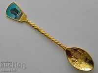 * $ * Y * $ * GREAT ADVERTISING SPOON OF NESSEBAR WITH COAT OF ARMS * $ * Y * $ *