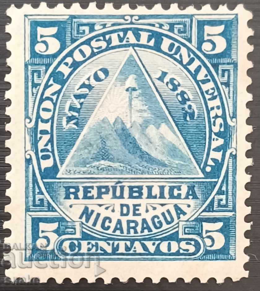 Никарагуа 1882г.. 5 центавос Никарагуа 1882г.. 5 центавос
