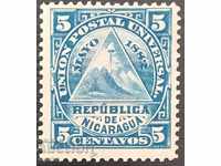 Никарагуа 1882г.. 5 центавос