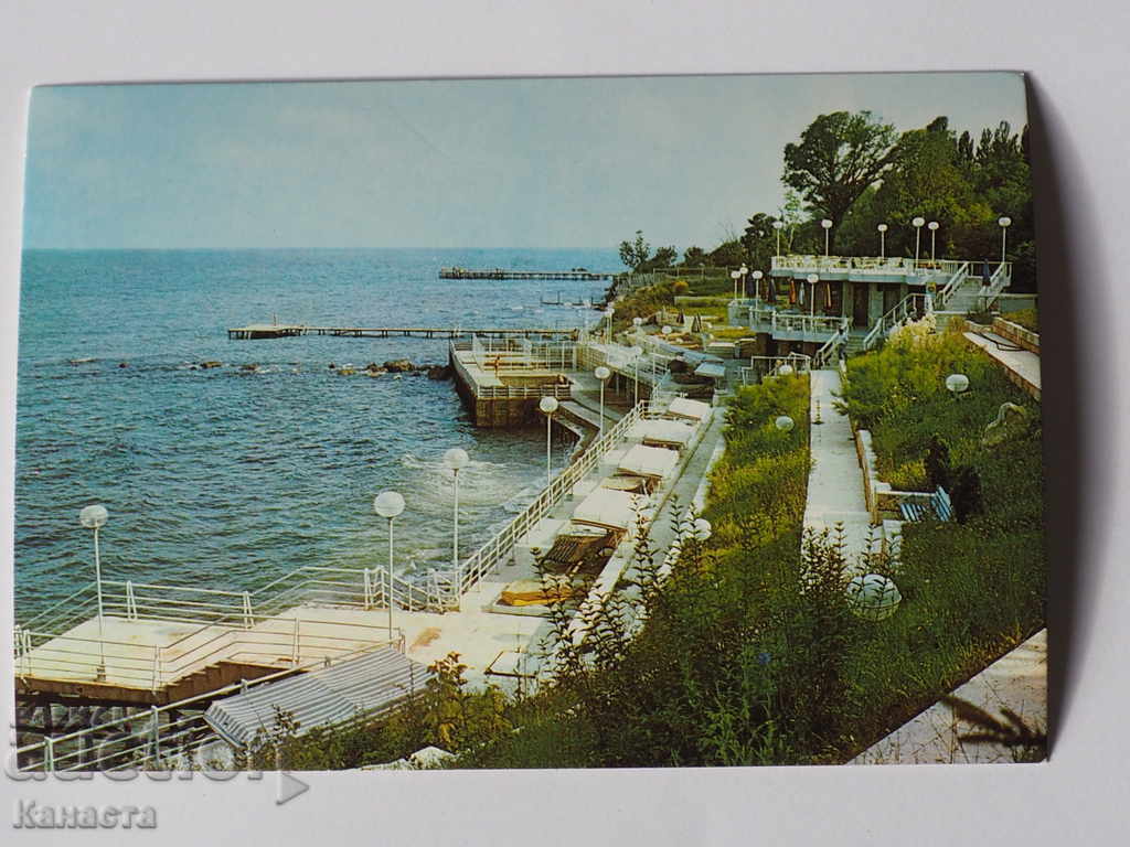 Курорт Дружба терасите  гледка с морето  1989  К 336