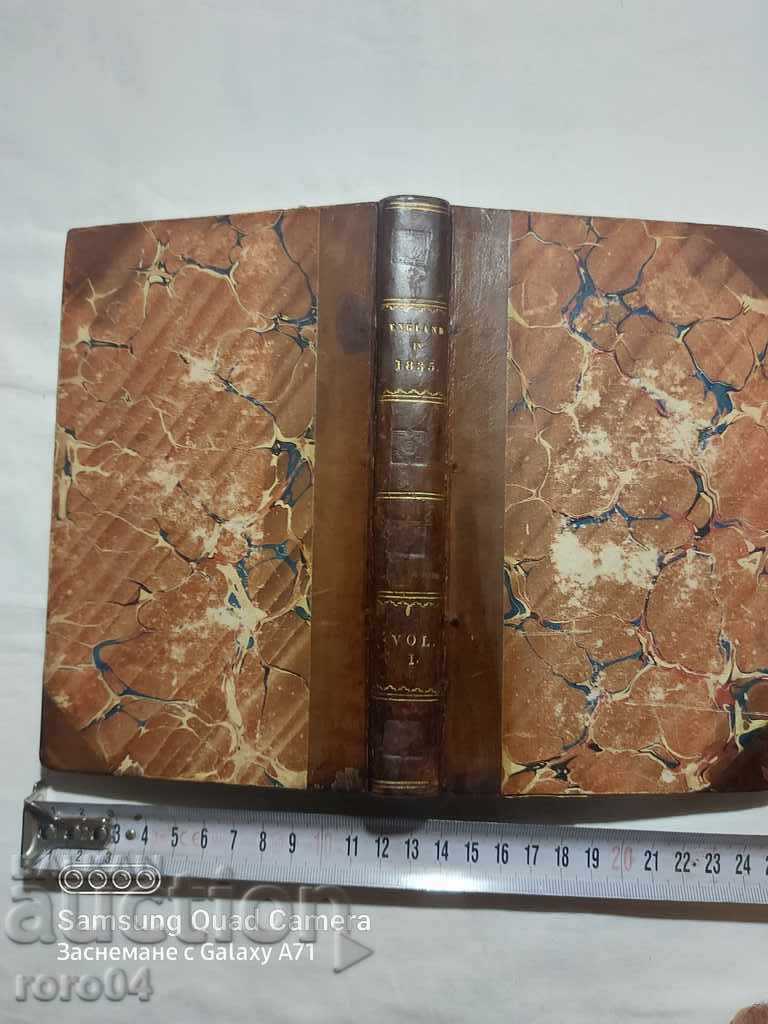 ANGLIA ÎN 1835 - F.V.RAUMER - 1836 - 7