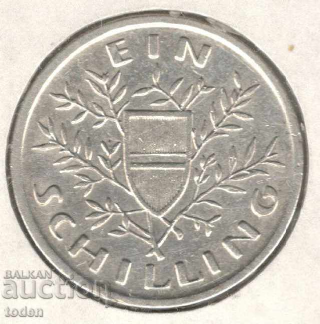 Austria-1 Schilling-1925-KM # 2840-Silver