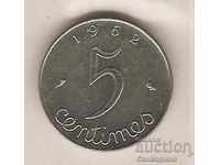 + France 5 centimes 1962