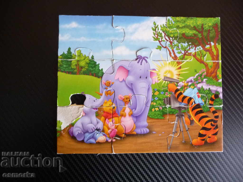 Ξύλινο παζλ Winnie the Pooh Disney Educa 2 x 9 τεμάχια με τιμή 4.00 BGN | € 2.05 Ξύλινο παζλ Winnie the Pooh Disney Educa 2 x 9 τεμάχια με τιμή 4.00 BGN | € 2.05