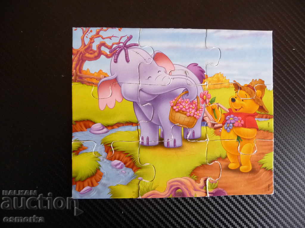 Παράδοση Ξύλινο παζλ Winnie the Pooh Disney Educa 2 x 9 τεμάχια Παράδοση Ξύλινο παζλ Winnie the Pooh Disney Educa 2 x 9 τεμάχια