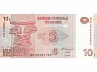 10 франка 2003, Демократична република Конго